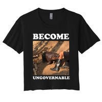 Moo Deng Become Ungovernable Crop Top