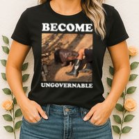 Moo Deng Become Ungovernable Womens T-Shirt