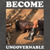 Moo Deng Become Ungovernable Vector Backpack