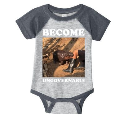 Moo Deng Become Ungovernable Infant Baby Jersey Bodysuit