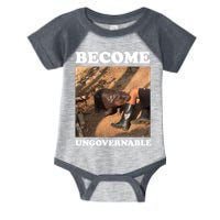 Moo Deng Become Ungovernable Infant Baby Jersey Bodysuit