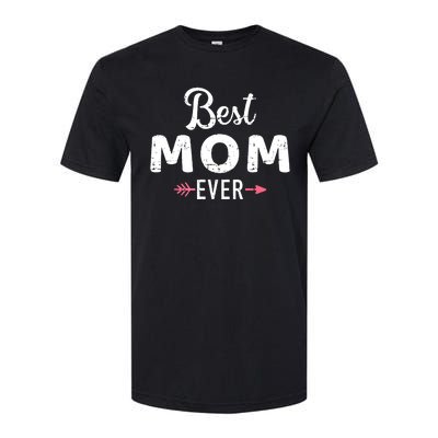 Mothers Day Best Mom Ever Softstyle® CVC T-Shirt