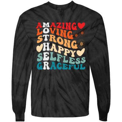 Mother Definition Best Mom Mothers Day Tie-Dye Long Sleeve Shirt