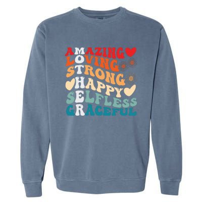 Mother Definition Best Mom Mothers Day Garment-Dyed Sweatshirt