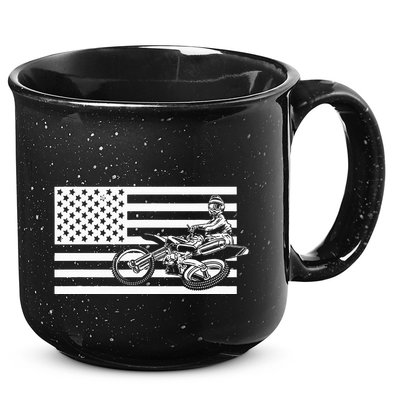 Motocross Dirt Bike Apparel Dirt Bike Motocross 15oz Campfire Ceramic Mug