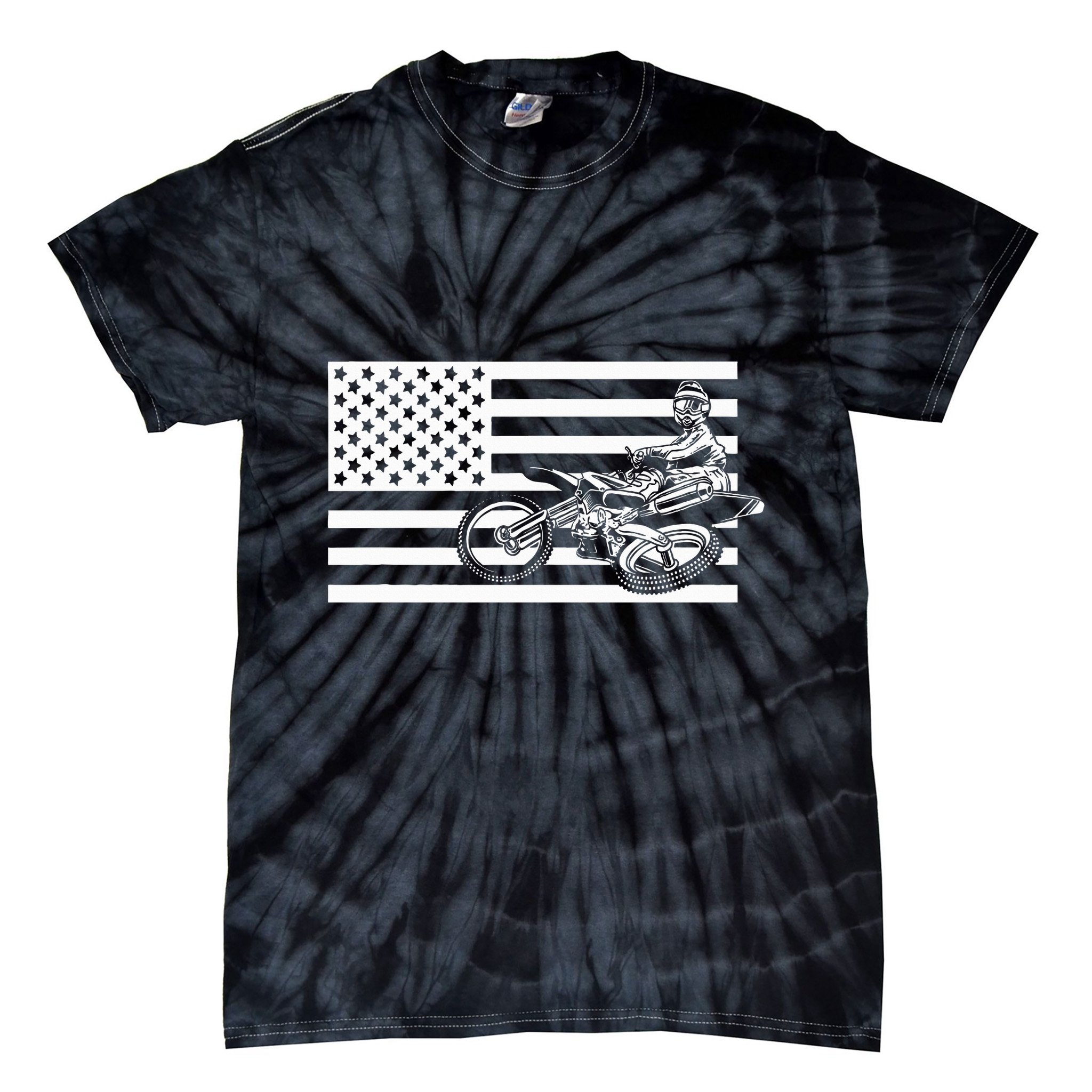 Motocross Dirt Bike Apparel Dirt Bike Motocross Tie-Dye T-Shirt