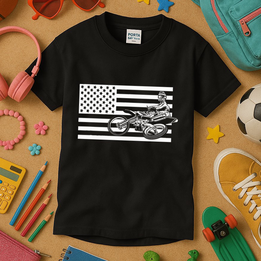 Motocross Dirt Bike Apparel Dirt Bike Motocross Kids T-Shirt