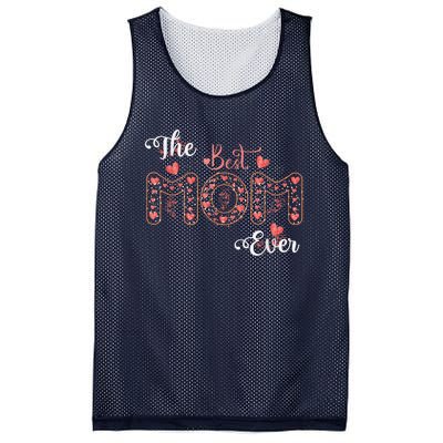 Mothers Day Best Mom Ever From Daughter Son Mom Mesh Reversible Basketball Jersey Tank