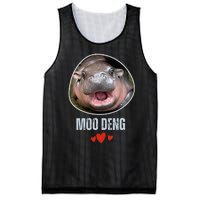 Moo Deng Bouncy Pig In Thai Picture The Cute Baby Hippo Mesh Reversible Basketball Jersey Tank