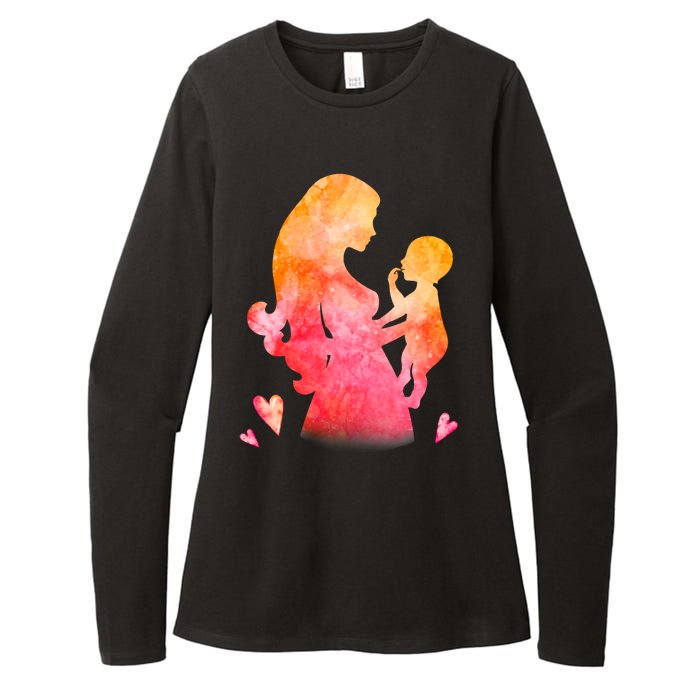 Mother's Day Baby Gift Womens CVC Long Sleeve Shirt