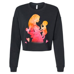 Mother's Day Baby Gift Cropped Pullover Crew