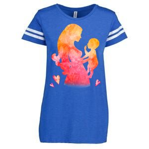 Mother's Day Baby Gift Enza Ladies Jersey Football T-Shirt