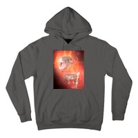 Moo Deng Bouncy Pig In Thai Fire Picture The Cute Baby Hippo Hoodie