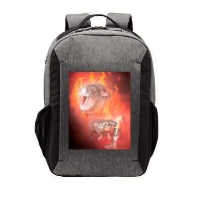 Moo Deng Bouncy Pig In Thai Fire Picture The Cute Baby Hippo Vector Backpack