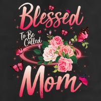 Mother's Day Blessed To Be Called Mom Butterflies And Roses Cool Comfort Performance Bucket Hat