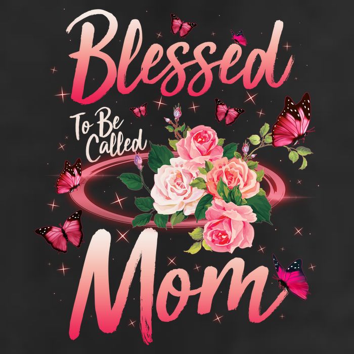 Mother's Day Blessed To Be Called Mom Butterflies And Roses Cool Comfort Performance Bucket Hat