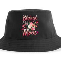 Mother's Day Blessed To Be Called Mom Butterflies And Roses Sustainable Bucket Hat