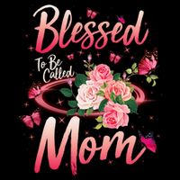 Mother's Day Blessed To Be Called Mom Butterflies And Roses Sustainable Bucket Hat