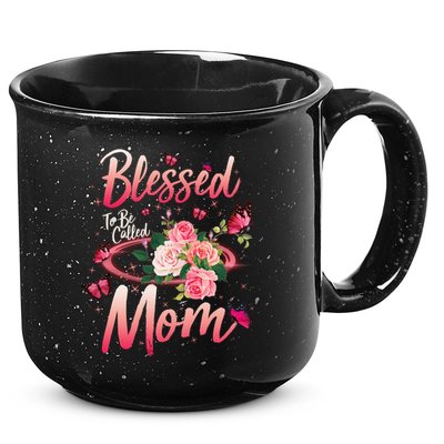 Mother's Day Blessed To Be Called Mom Butterflies And Roses 15oz Campfire Ceramic Mug