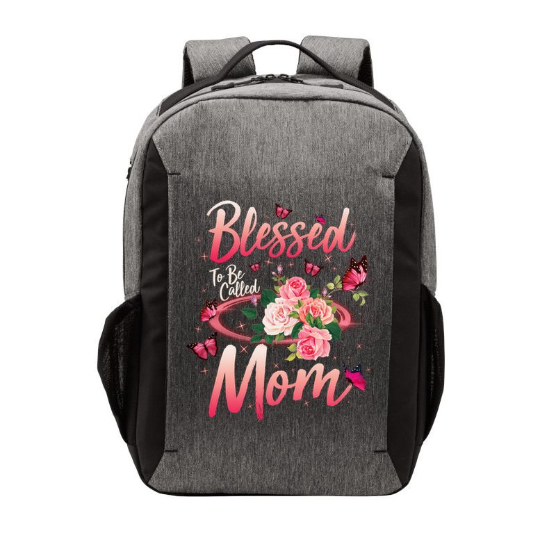 Mother's Day Blessed To Be Called Mom Butterflies And Roses Vector Backpack