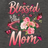 Mother's Day Blessed To Be Called Mom Butterflies And Roses Vector Backpack