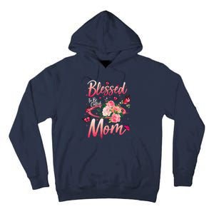 Mother's Day Blessed To Be Called Mom Butterflies And Roses Tall Hoodie