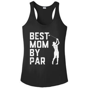 Mother's Day Best Mom By Par Funny Golf Lover Gift Ladies PosiCharge Competitor Racerback Tank