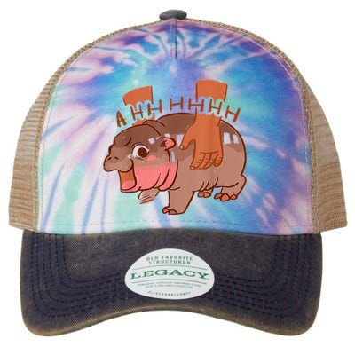 Moo Deng Bouncy Pig In Thai Legacy Tie Dye Trucker Hat