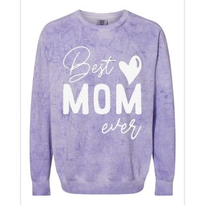 Mothers Day Best Mom Ever Gifts From Daughter Women Mom Colorblast Crewneck Sweatshirt