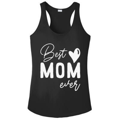 Mothers Day Best Mom Ever Gifts From Daughter Women Mom Ladies PosiCharge Competitor Racerback Tank