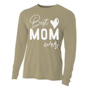 Mothers Day Best Mom Ever Gifts From Daughter Women Mom Cooling Performance Long Sleeve Crew