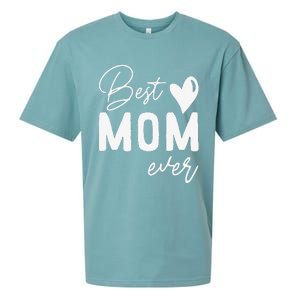 Mothers Day Best Mom Ever Gifts From Daughter Women Mom Sueded Cloud Jersey T-Shirt