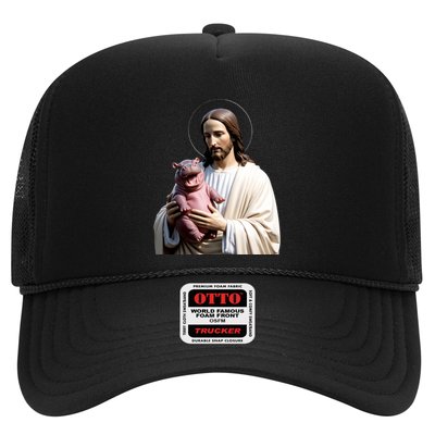 Moo Deng Baby Hippo Adorable And Playful Animal Trucker Hat