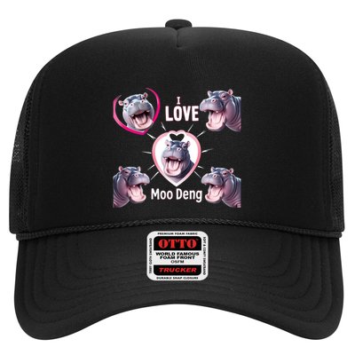 Moo Deng Baby Hippo Adorable And Playful Animal Trucker Hat
