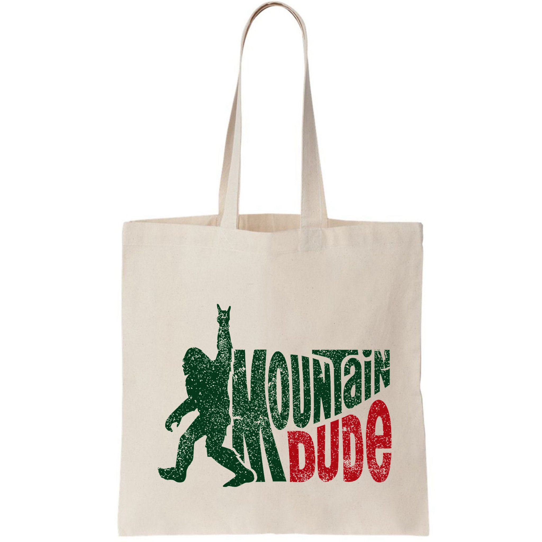 Mountain Dude Bigfoot Hiking Humor Bag