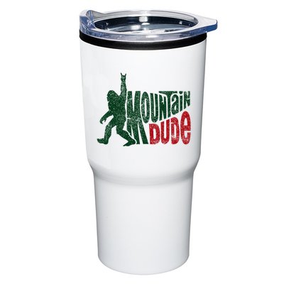 Mountain Dude Bigfoot Hiking Humor Tumbler
