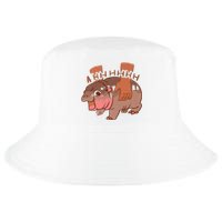 Moo Deng Bouncy Pig In Thai Picture The Cute Baby Hippo Cool Comfort Performance Bucket Hat