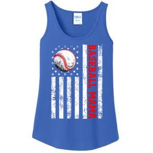 Mothers Day Baseball Mama Mothers Day Mama Gift Ladies Essential Tank