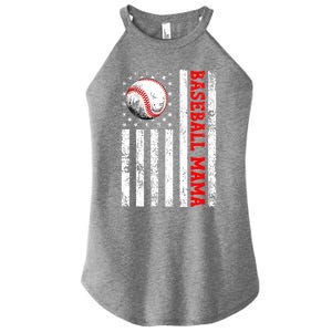 Mothers Day Baseball Mama Mothers Day Mama Gift Women's Perfect Tri Rocker Tank