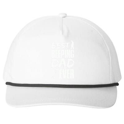 Metal Detecting Best Beeping Dad Ever Father Father's Day Snapback Five-Panel Rope Hat