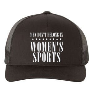 Man Dont Belong In Woman Sports Yupoong Adult 5-Panel Trucker Hat