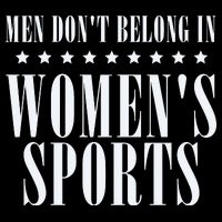 Man Dont Belong In Woman Sports Mug