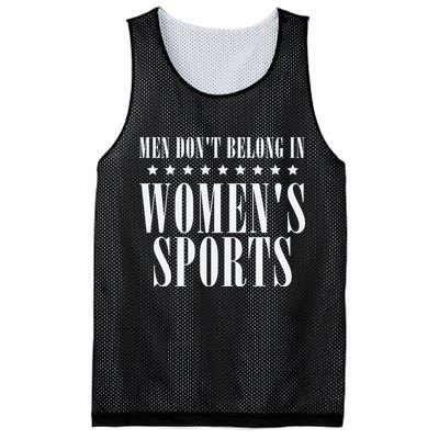 Man Dont Belong In Woman Sports Mesh Reversible Basketball Jersey Tank