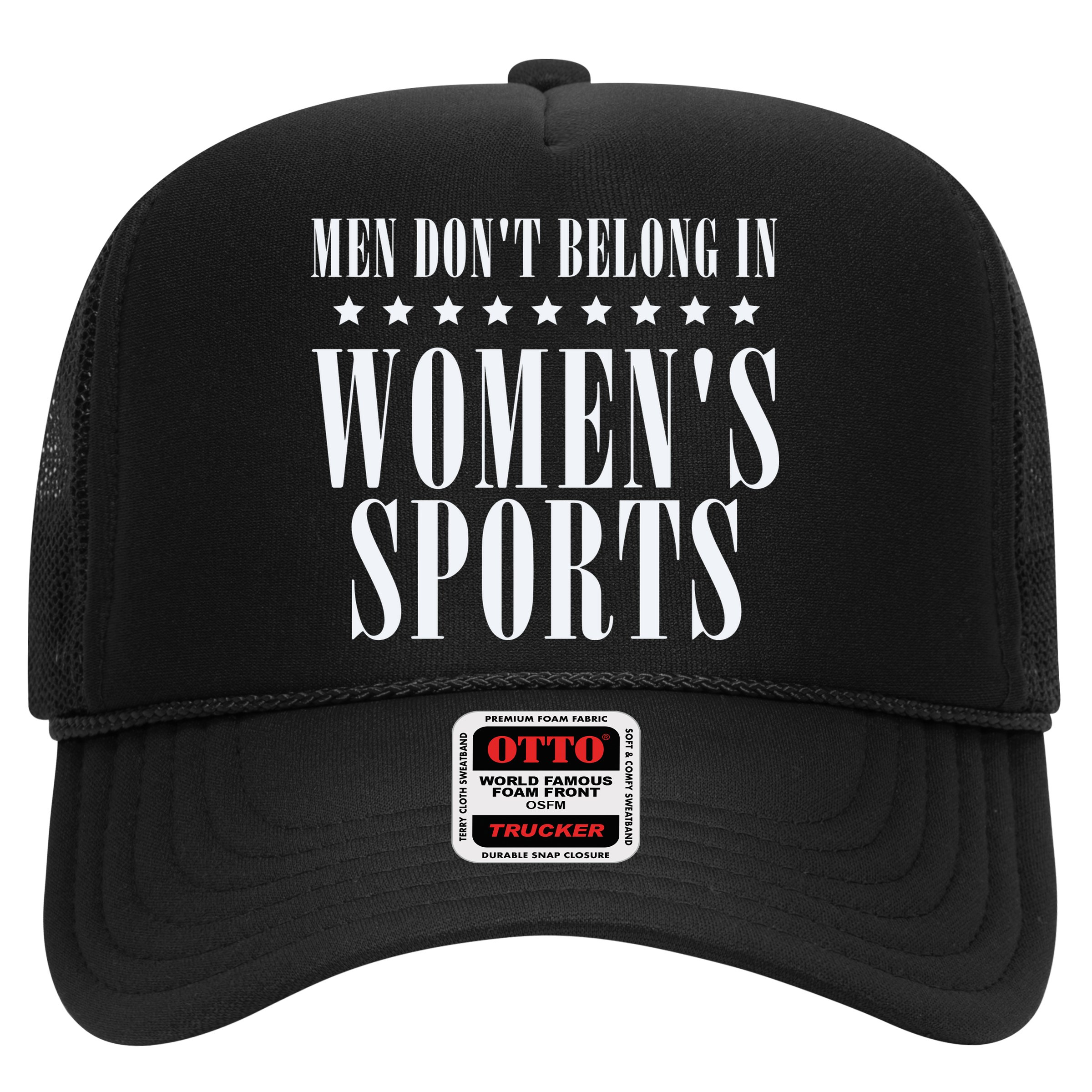 Man Dont Belong In Woman Sports Hat