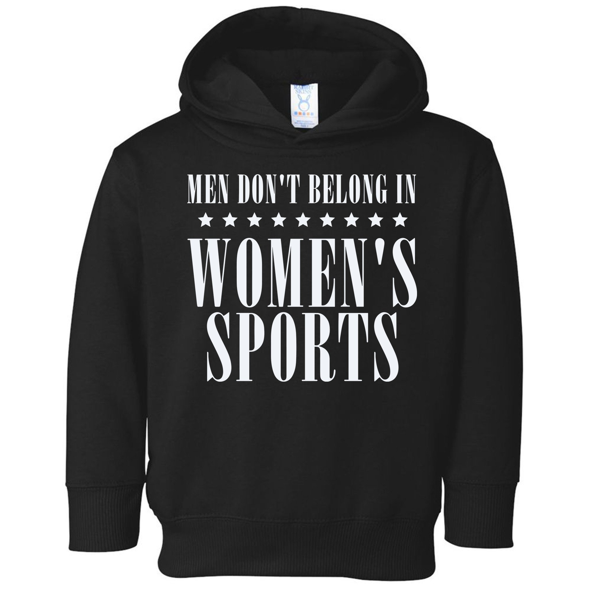 Man Dont Belong In Woman Sports Toddler Hoodie