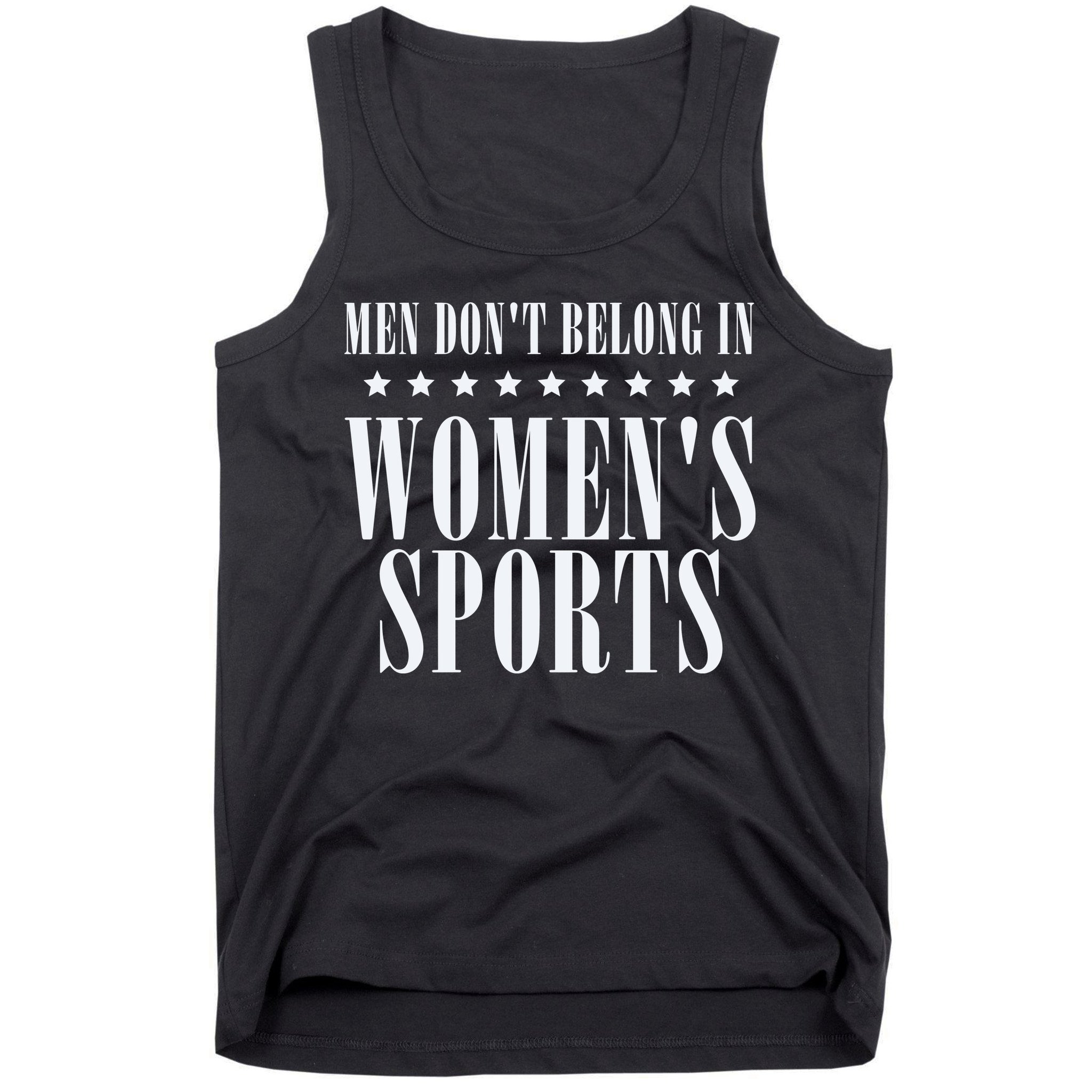 Man Dont Belong In Woman Sports Tank Top