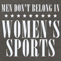 Man Dont Belong In Woman Sports Cotton Canvas Backpack