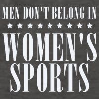Man Dont Belong In Woman Sports Vector Backpack