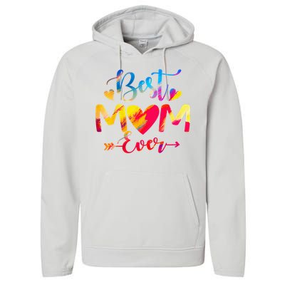 Mothers Day Best Mom Ever Gifts From Husband Son Daughter Performance Fleece Hoodie