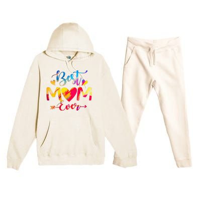 Mothers Day Best Mom Ever Gifts From Husband Son Daughter Premium Hooded Sweatsuit Set